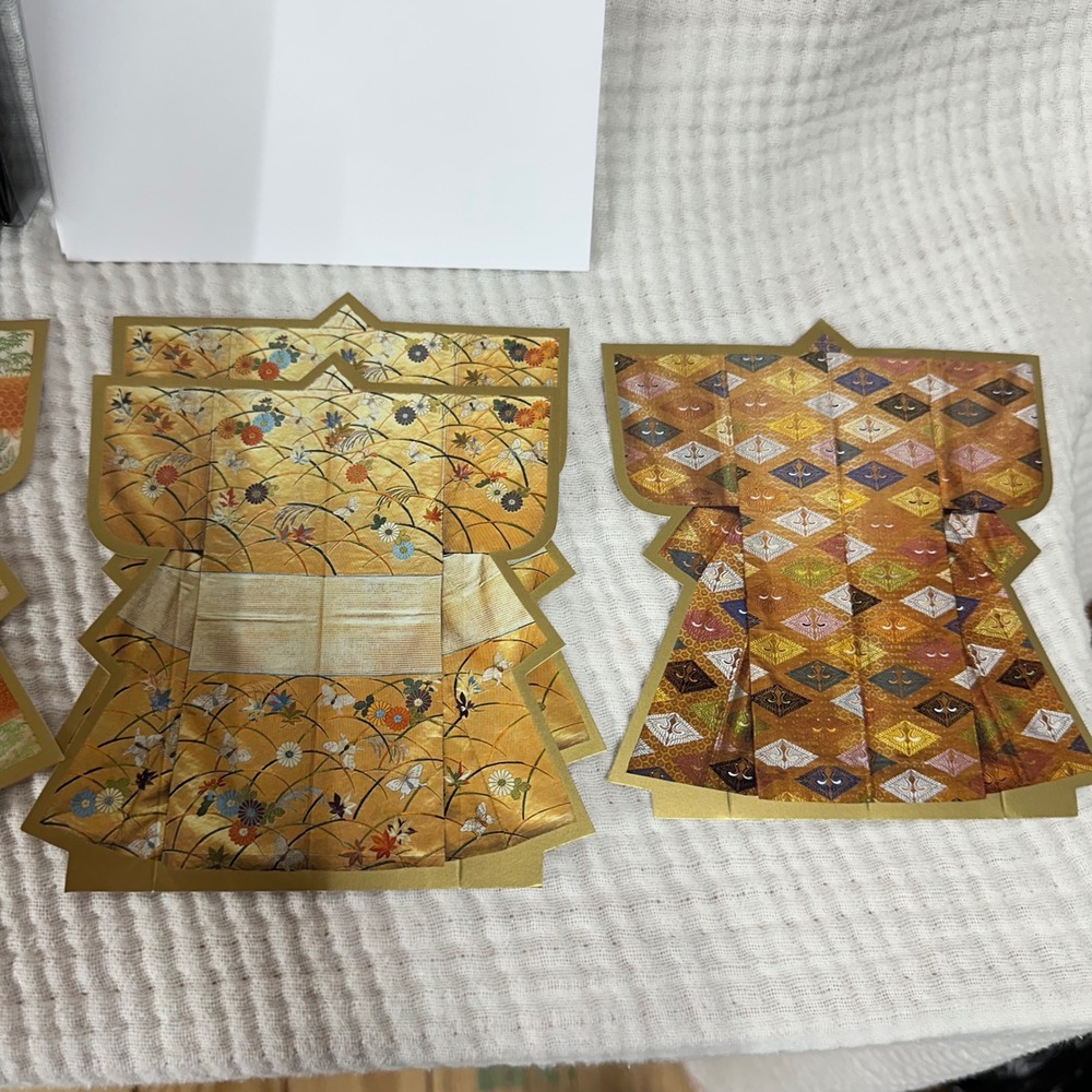 VTG Metropolitan Museum Of Art Japanese Robes 7 Stationary Cards and 7 Envelopes - Picture 5 of 8